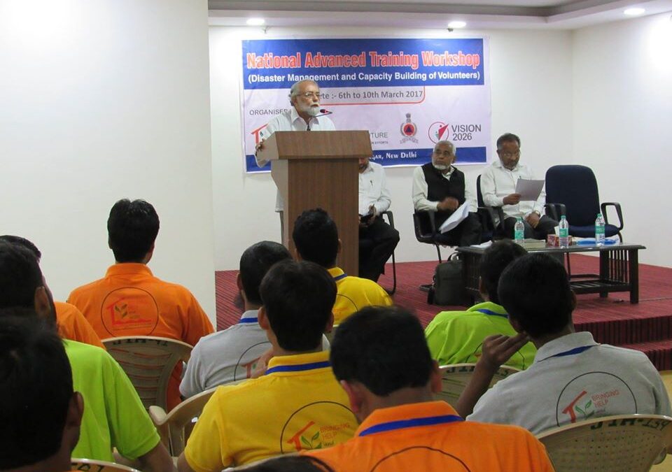 National Advanced Training Workshop on Disaster Management, Delhi
