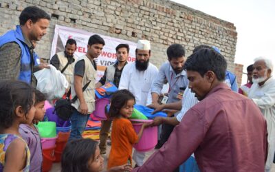 Relief Kit Distribution for Burnt Rohingya Refugee Camp in Delhi