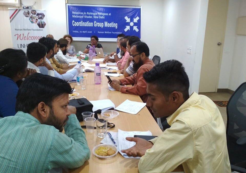 UNHCR meeting for coordination in NGOs working for Rohingya Refugees