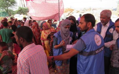 Clothes Distribution, Madanpur Khadar, Delhi