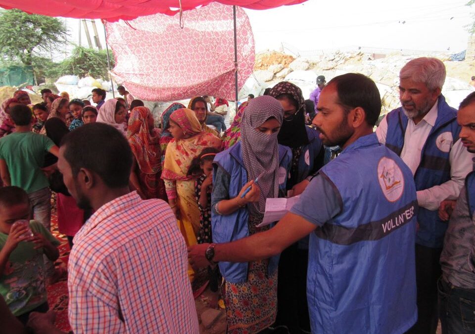Survey of Fire in Rohingyan Camp, Nuh, Mewat, Haryana