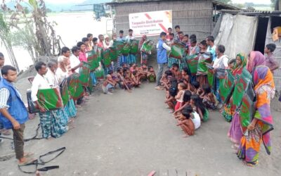 SBF has been organised Tarpaulin Distributions