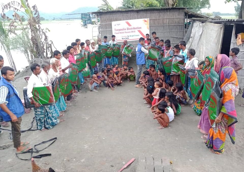 SBF has been organised Tarpaulin Distributions