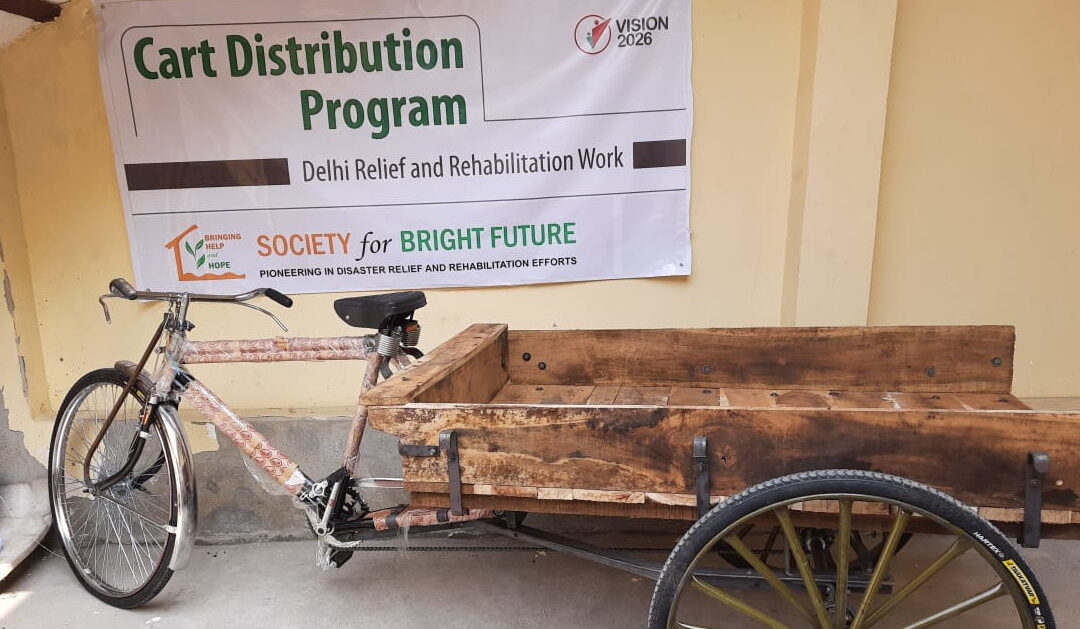 Distributed Carts & E-Rickshaw to Victims of Delhi Riots