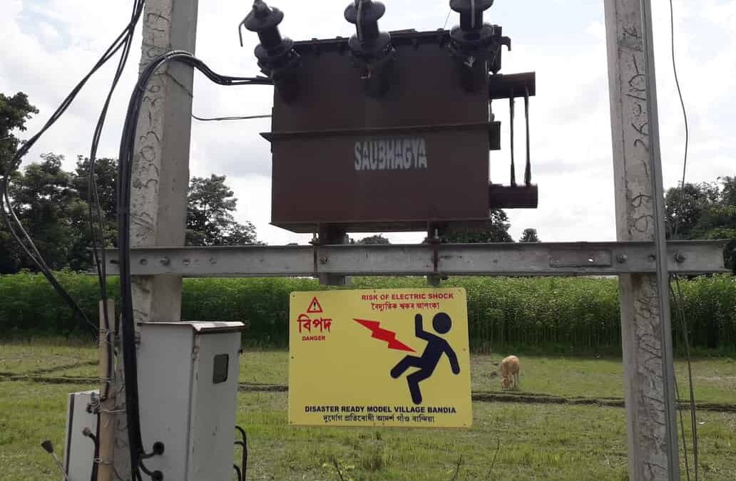 WARNING SIGNS INSTALLED AT THE ELECTRIC POLES & TRANSFORMERS