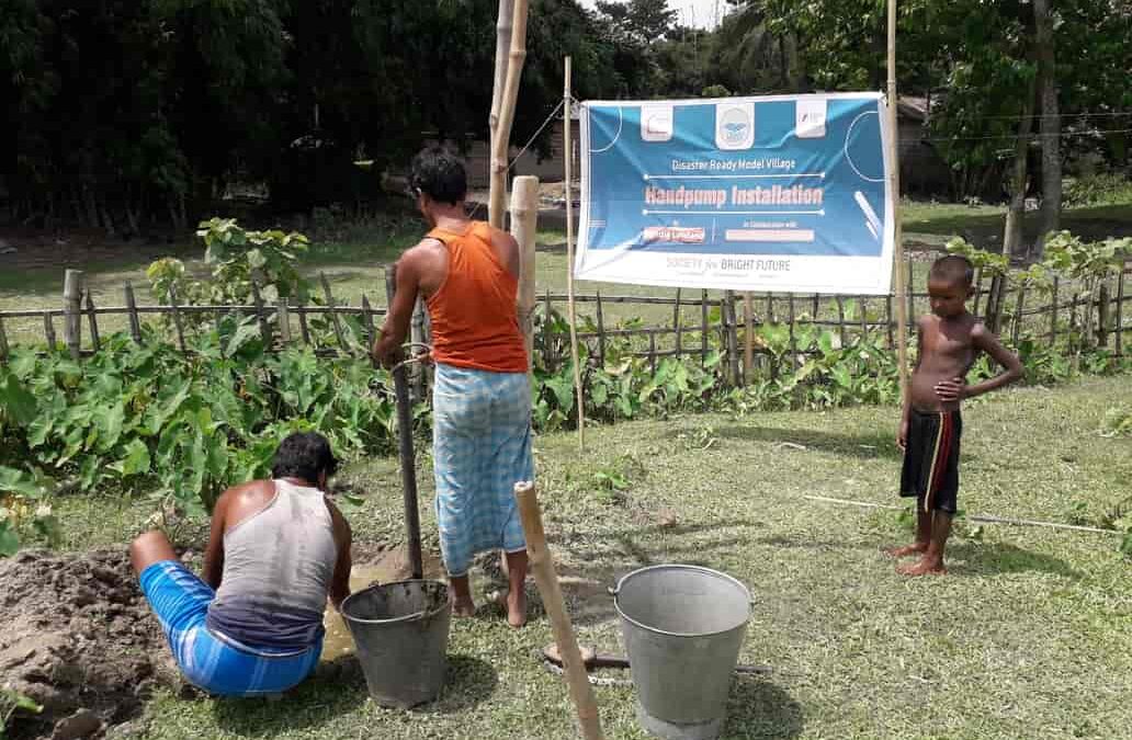 HAND PUMP INSTALLATION AT BANDIA HIGHLAND