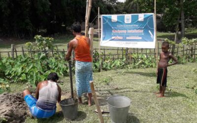 HAND PUMP INSTALLATION AT BANDIA HIGHLAND