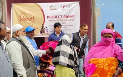 Winter Relief program in Ayesha Welfare Society, Molana Azad Colony, Ranchi