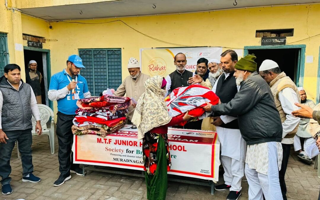 Winter Relief program in Muradnagar, UP West was organized on the 1st January 2023