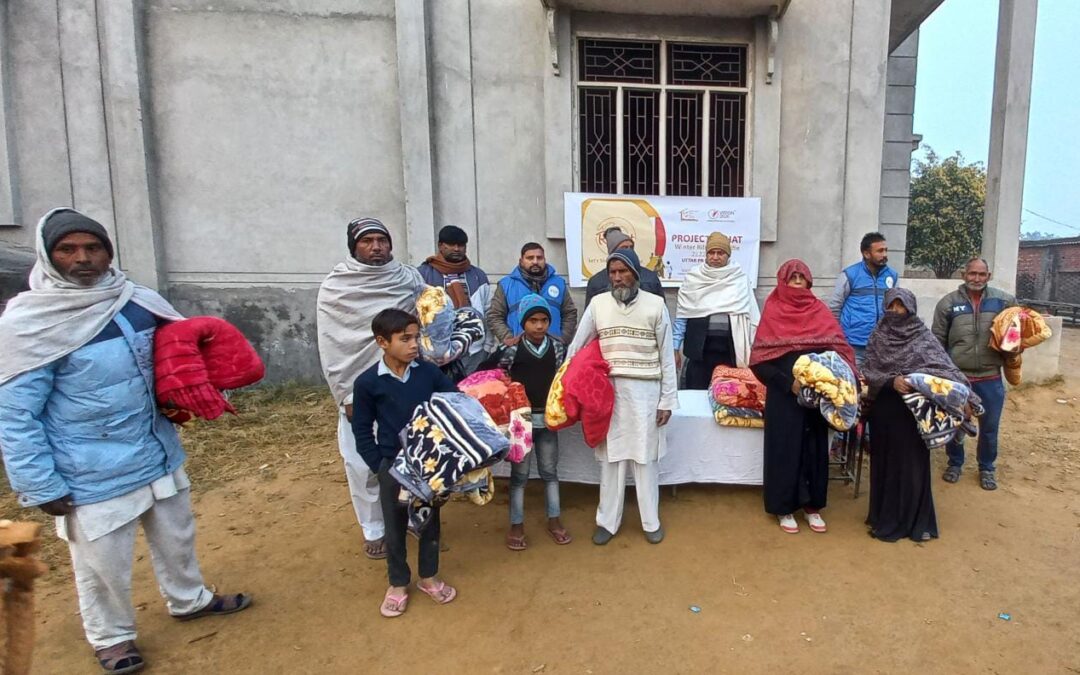Winter Relief program in Radhna Inayatpur, UP was organized on the 3rd January 2023