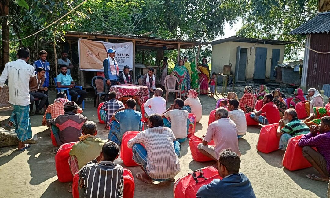 Winter Relief program in Baralimari area of Laharighat development zone of Morigaon district, Assam