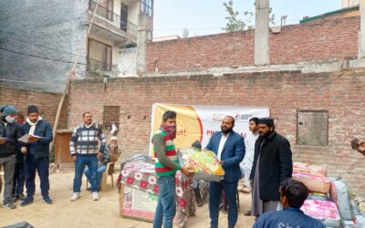 Another Winter Relief program in Zaidpur , Delhi was organized on the 5th January 2023