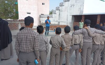 Fire Fighting Awareness program was successfully organized in Hamza Public School