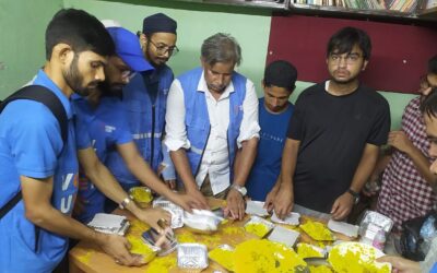 SBF took a significant step towards assisting those affected by the floods in Jaitpur, Delhi!