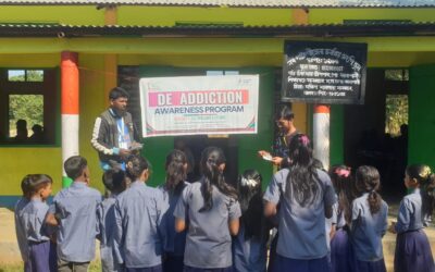SBF conducted a De-addiction Awareness Programme in the Kalapani Area of South Salmara Mankarchar district