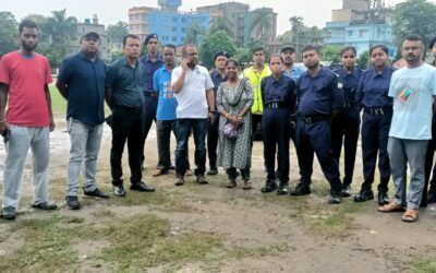 On June 30, 2024, all the necessary things were arranged for the mock drill program to be held on July 1, 2024, at Dhubri PC Baruah Ground. This mock drill program is being organized by DDMA Dhubri.