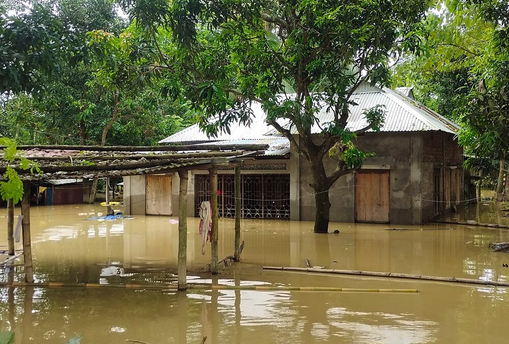 On August 26, 2024, volunteers from the Society for Bright Future (SBF) visited four districts in South Tripura to assess the flood situation.
