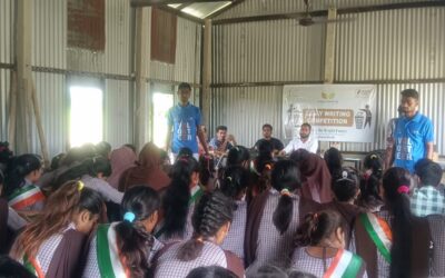 On the occasion of Independence Day, the Kamrup R team of the Society for Bright Future (Assam North) organized an inspiring essay writing competition at Hurmuz Ali Adarsh Academy, Rangapani.