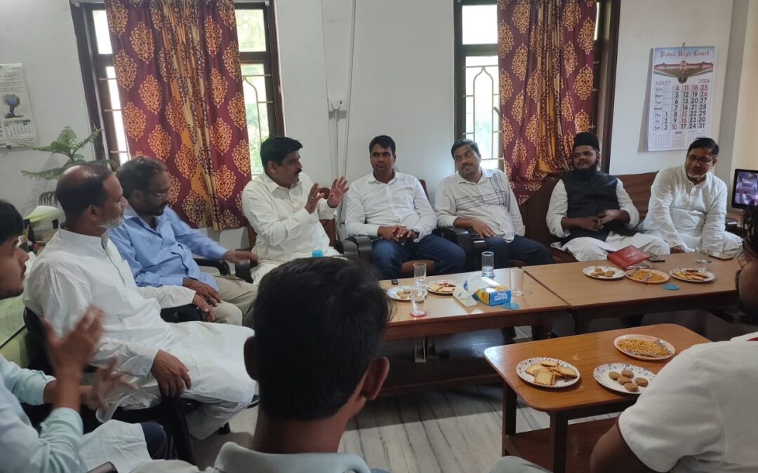 On August 30, 2024, a significant meeting took place in Patna to honor the visit of Vision 2026 Director, Mr. M. Sajid, to Bihar.