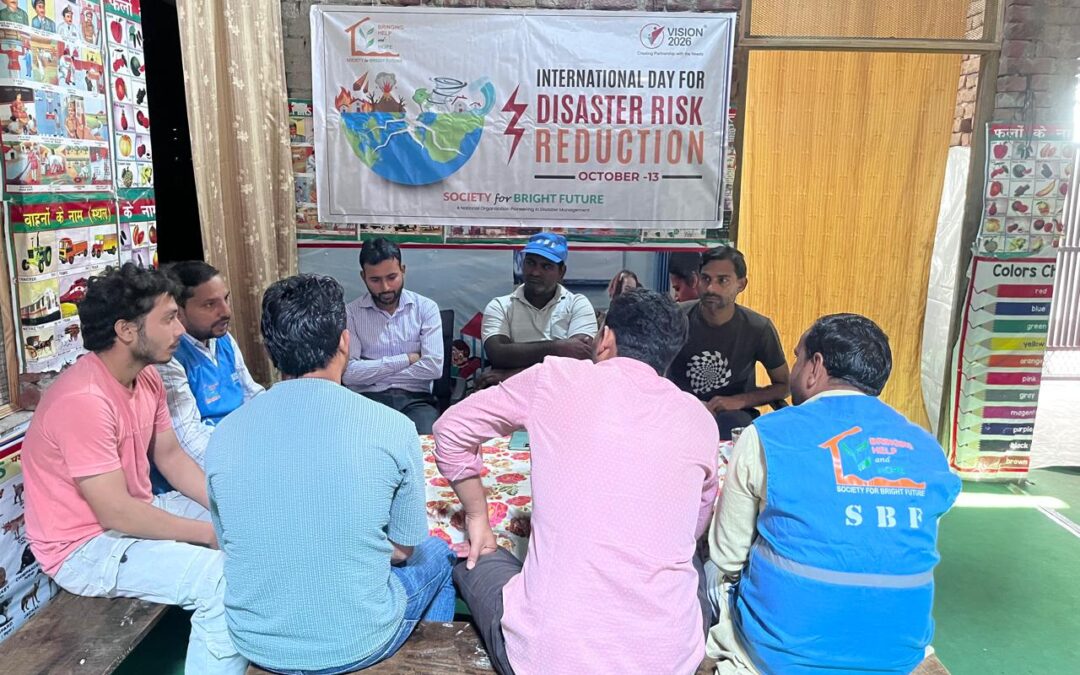 On the occasion of International Day for Disaster Risk Reduction (October 13, 2024), the Radhana team of Society for Bright Future (Meerut, Uttar Pradesh) organized a table talk on disaster awareness at MDA Kid School, Radhana.