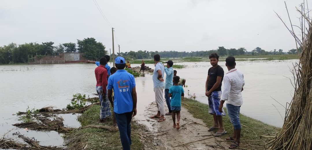 The Rapid Action Force team of Society for Bright Future conducted a survey of flood-affected areas in Toli, Bandrakh, Dubelli, Lasanpur villages of Dagarwa block, Milki, Bareilly of Aamoor block, and Rota, Barbata, and Dalmapur of Baisi block in Purnia district, Bihar.