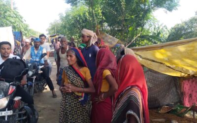 On October 4, 2024, the Rapid Action Team of the Society for Bright Future visited the flood-affected areas of Sitamarhi (Bihar), covering seven villages.