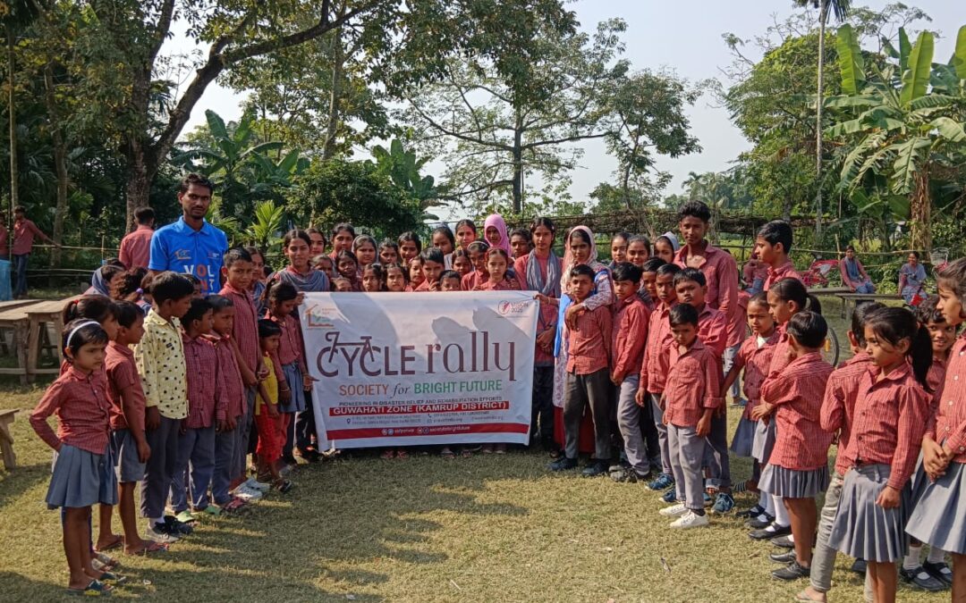On Nov 22, 2024, SBF Chamaria Area (Guwahati Zone) hosted a Cycle Rally Competition at Adarsh Sishu Niketan, Rangapani.