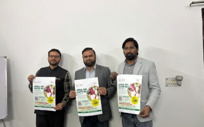 Mr. Irfan Ahmad (National Coordinator, SBF) and the SBF team released the Project Rahat poster through Mr. Ateequr Rehman (Treasurer, SBF).