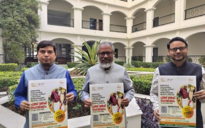 Mr. Irfan Ahmad, National Coordinator (SBF), and Dr. Amir Jamal, Volunteer Coordinator (SBF), met with Mr. T. Arif Ali, Chairman of Vision 2026, to officially unveil the Project Rahat – Blanket Distribution Drive poster.