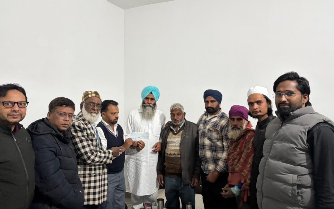 A delegation from the Society for Bright Future (SBF) Headquarters Delhi recently visited the flood-affected districts of Punjab