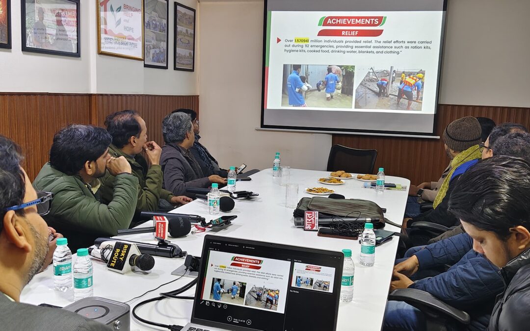 SBF convened a press meeting in Delhi today, which was attended by leading media representatives, digital journalists, YouTubers, and social media influencers.