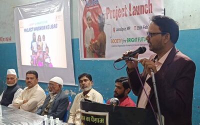 The Society for Bright Future successfully launched its humanitarian initiative “Khushiyon Ke Libas” in Jabalpur, Madhya Pradesh.