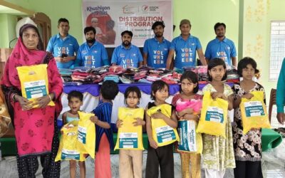 Society for Bright Future (SBF) organized a clothes distribution drive in Howrah, West Bengal, supporting 50+ underprivileged families with new clothes so they can celebrate Eid with dignity and joy.