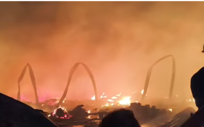 On 5th May, a massive fire broke out at logistic park warehouses (Reliance , Britannia and many others )in Jabalpur, causing panic in the surrounding area.